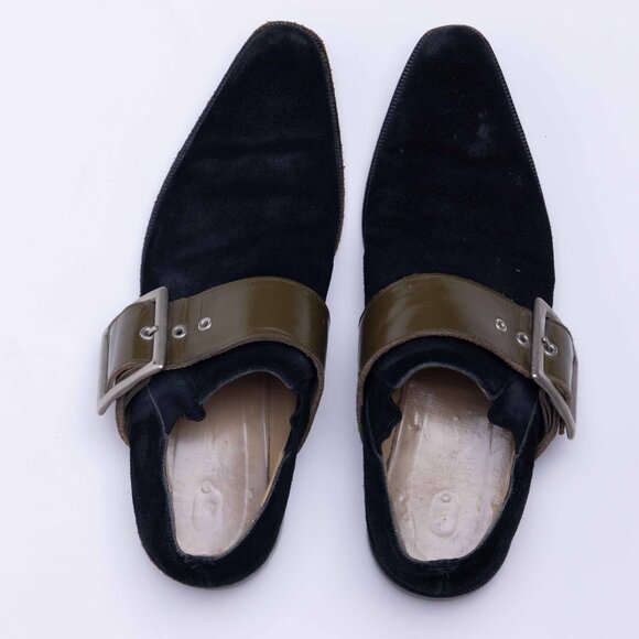 Vintage 1960's Mod Suede Winklepicker Shoes From Tokyo - Picture 3 of 6